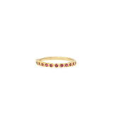 Ruby Bezel Stack Ring