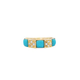 Turquoise Pyramid Ring