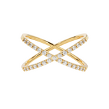 Diamond Cross Ring