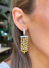 Yellow Diamond Earrings
