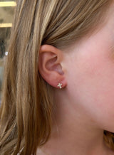 Lab Diamond Cross Studs