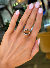 Diamond Disk Ring