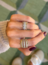 Starburst Stacker Ring