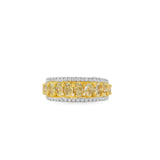 Fancy Yellow + Diamond Stacker