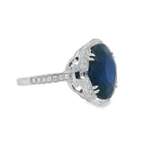 Sapphire + Diamond Cocktail Ring