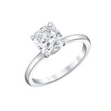 2.07ct Solitare Cushion Engagement Ring