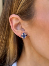 Antique Inspired Sapphire Studs