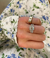 Gold Initial Signet Ring