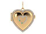 Puff Heart Locket