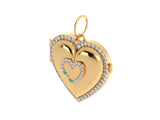 Puff Heart Locket