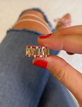 Banda de números romanos de 1 ct