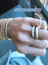 Donut Gold Puff Band