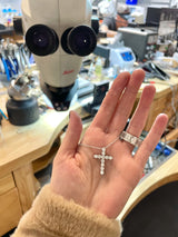 Diamond Scalloped Cross