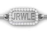 Diamond ID Tag Bracelet