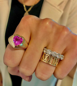 Banda con números romanos totalmente dorada