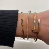 Small Link Paperclip Bracelet