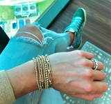 Pulsera con clip de papel y eslabones grandes