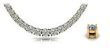 16" Graduated Four Prong Tennis Necklace