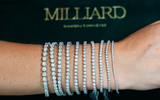 Pulsera de tenis festoneada