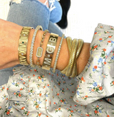 Diamond ID Tag Bracelet