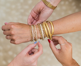 Pulsera con clip de papel y eslabones grandes