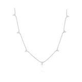 Diamond Trio Station Necklace