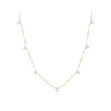 Diamond Trio Station Necklace