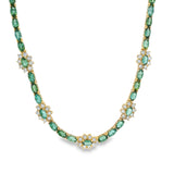 Tourmaline Flower Necklace
