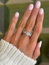 Vintage Geometric Diamond Ring