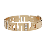 Block Name and Diamond Bangle