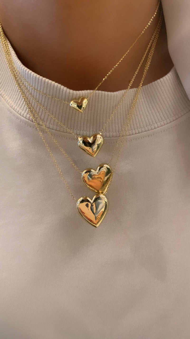 Mary "Small" Heart Necklace