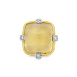 Yellow Sapphire Cocktail Ring