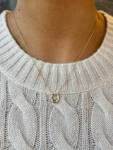 Baguette Horseshoe Necklace