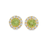 Peridot Studs