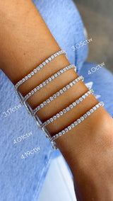 White Gold Classic Tennis Bracelet