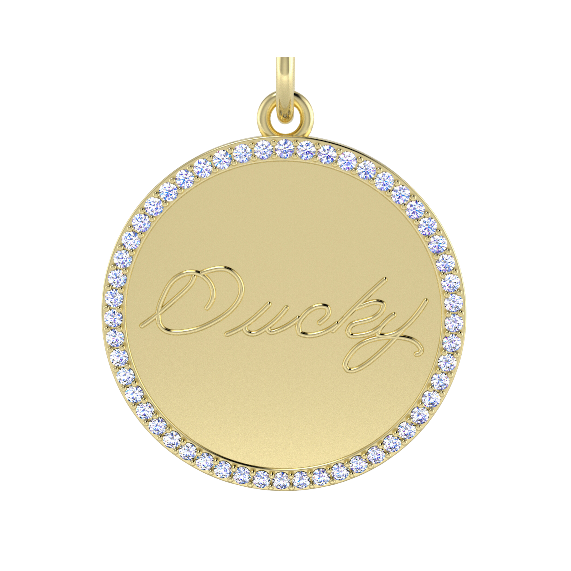 Handwrite Diamond Handwriting Pendant – Milliard Diamond Concierge