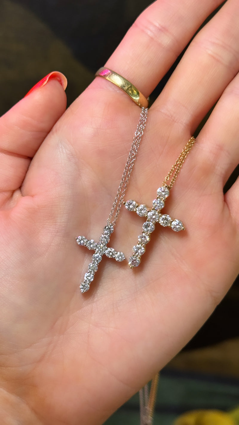 Diamond Scalloped Cross