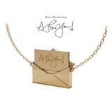 Custom Handwriting Note Necklace