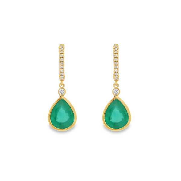 Emerald Drop Earrings
