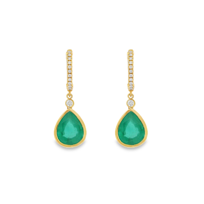 Emerald Drop Earrings