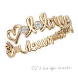 Bubble Handwriting Cuff