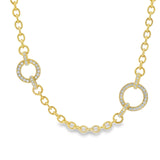 Offset Pavé Donut Chain