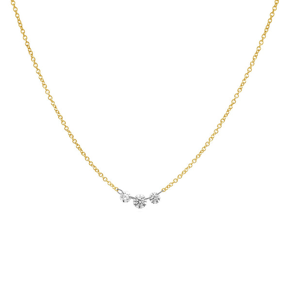 Floating Diamond Necklace