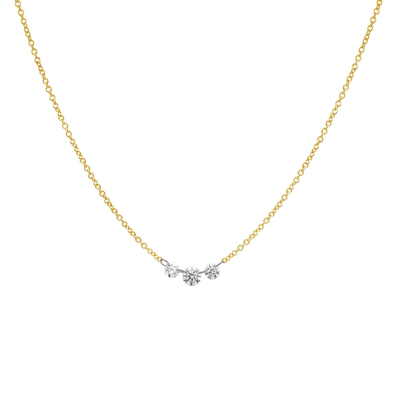 Floating Diamond Necklace