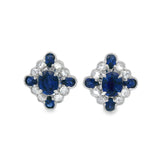 Antique Inspired Sapphire Studs