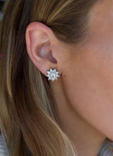 Diamond Sunflower Studs