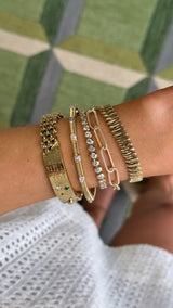 Antique Gold Snake Bracelet