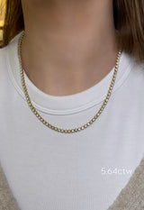 Scalloped Tennis Necklace