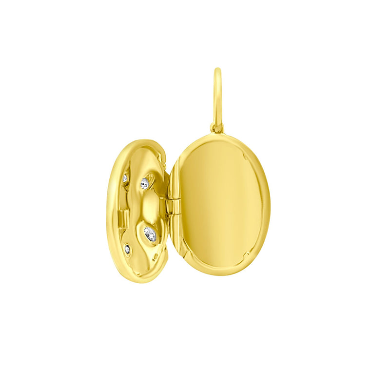 Oval Scattered Locket