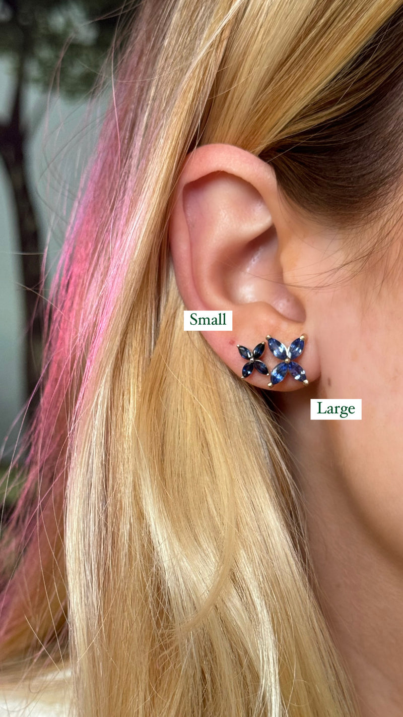 Large Mariposa Studs - VAULT SALE